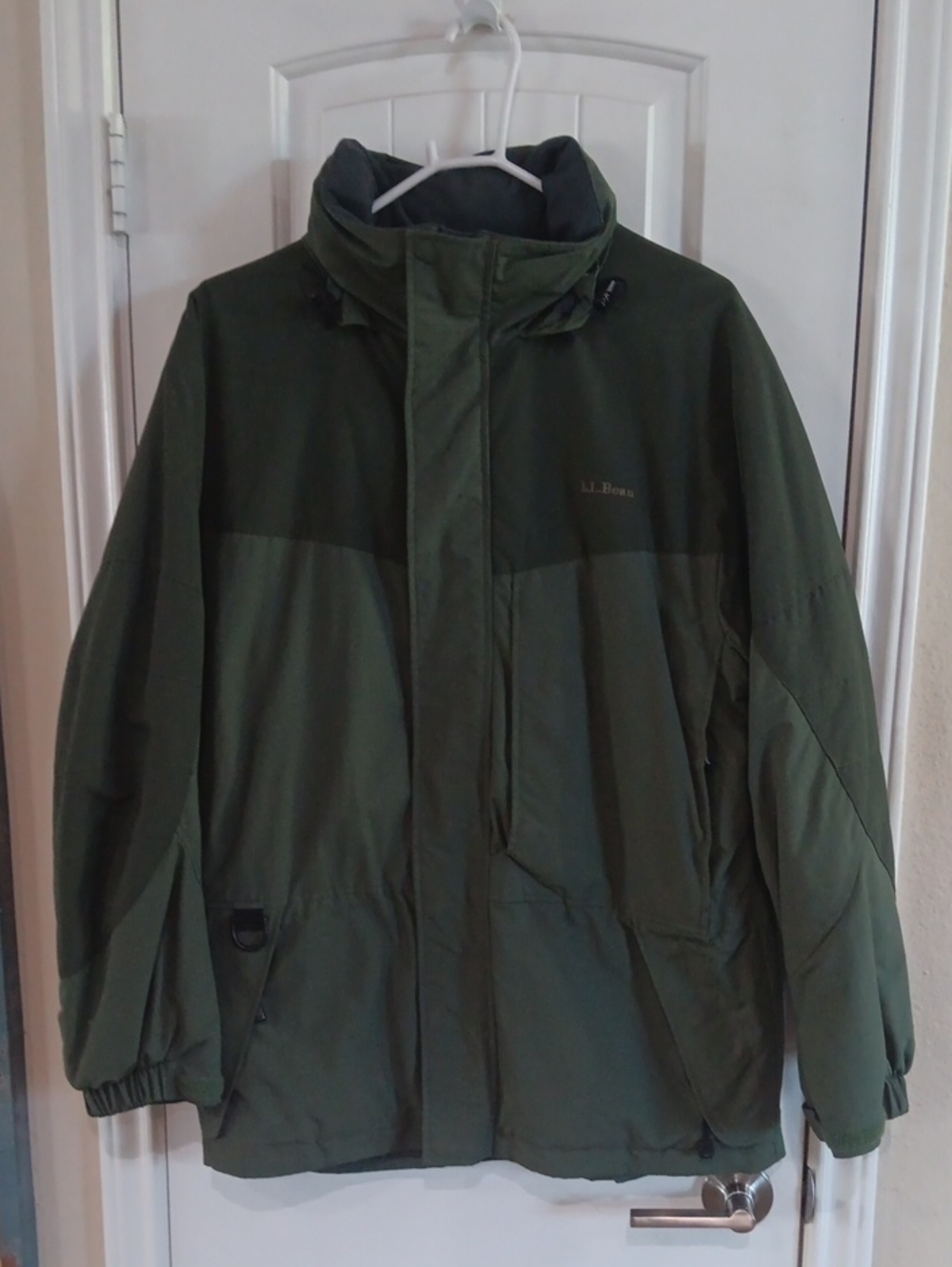 VTG L.L. Bean Outdoors Thinsulate Ski Parka Jacket Mens Medium Green ORF15